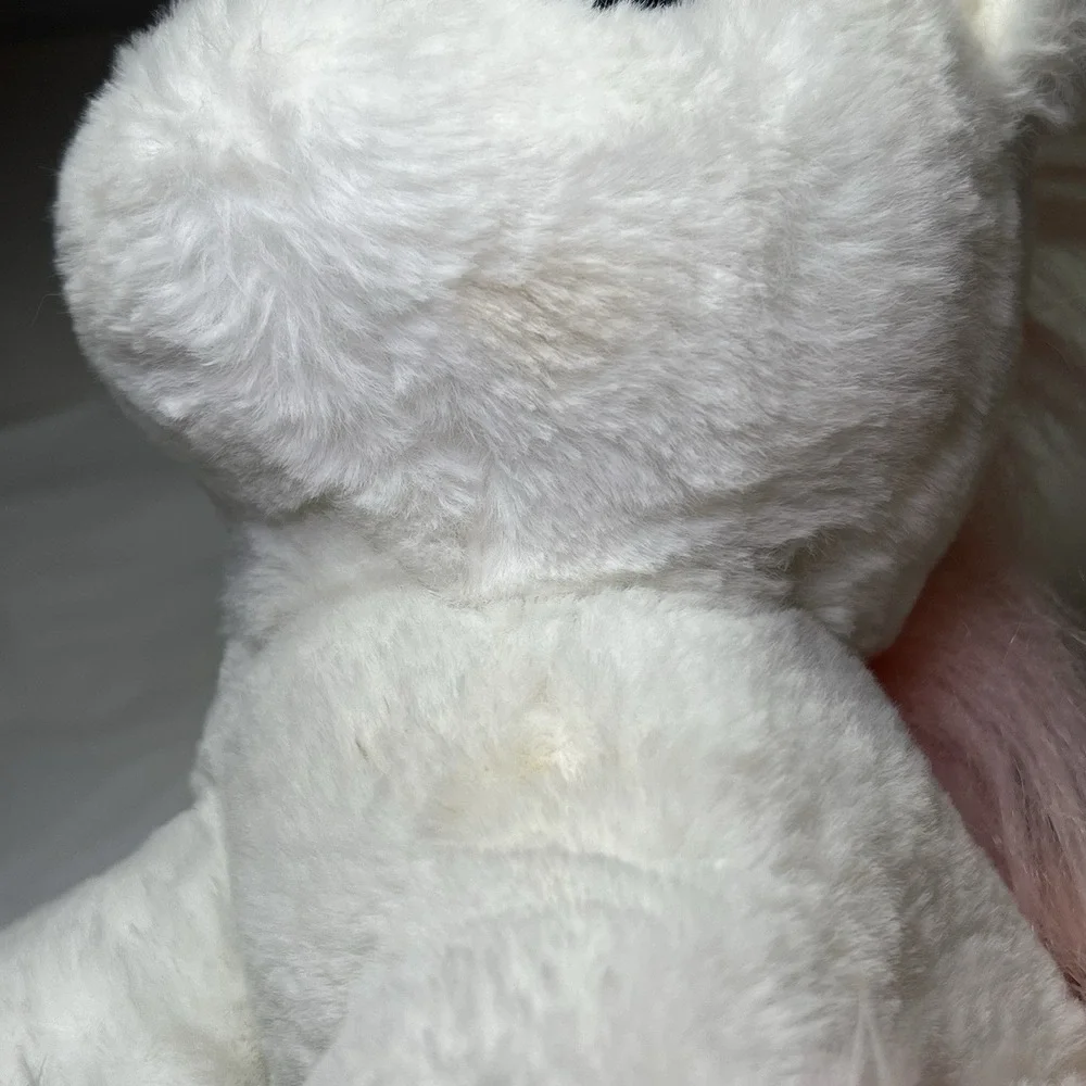 Aurora World Plush Stuffed White Pink Teal Fluffy Unicorn 